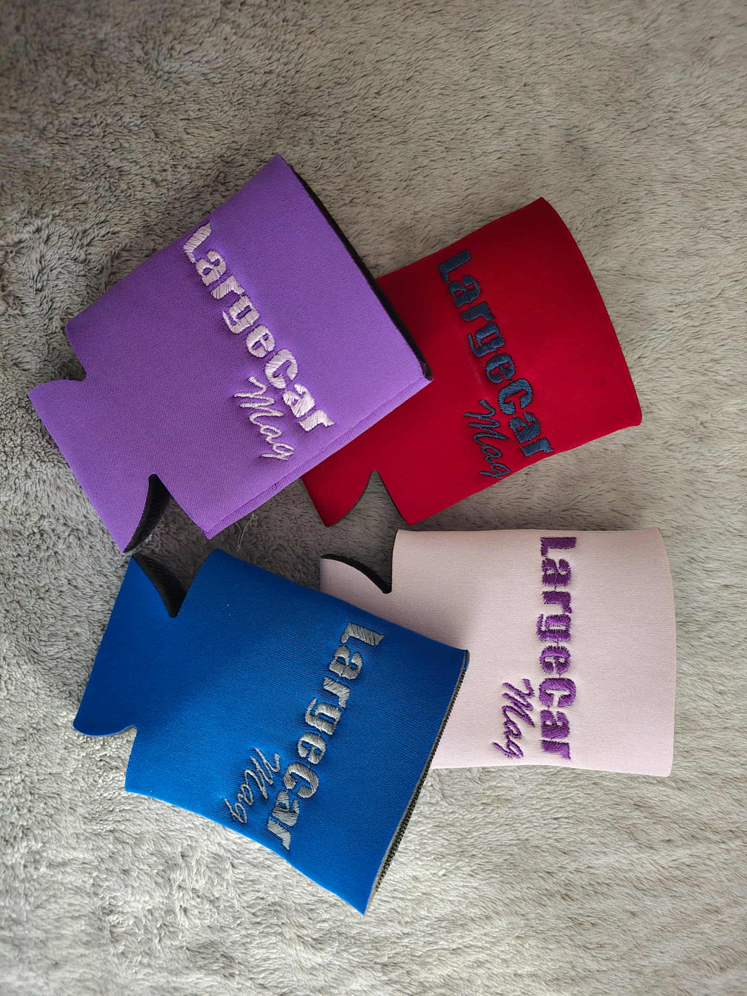 Embroidered Koozies 1